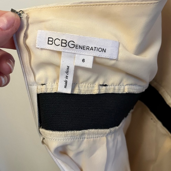 BCBG Generation one shoulder goddess dress. Sz 6 - Picture 2 of 4